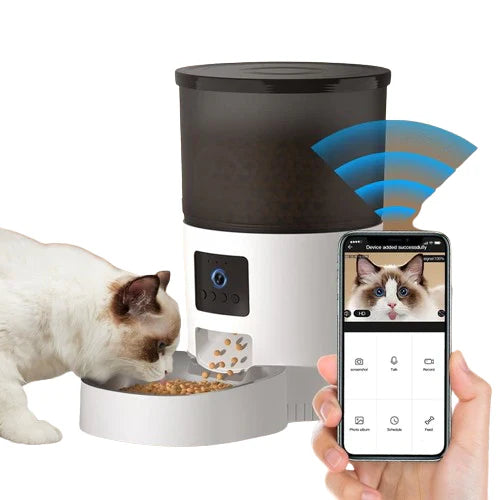 Smart Automatic Pet Feeder with Camera