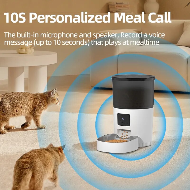 Smart Automatic Pet Feeder with Camera